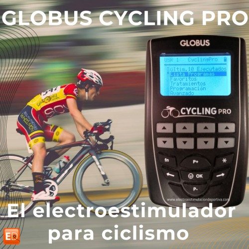 globus cycling pro electroestimulador ciclismo