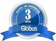 3 años garantía Globus Moto Pro