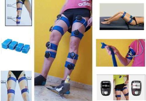 bandas elasticas de electroestimulacion piernas