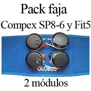 Pack faja 2 modulos para compex wireless
